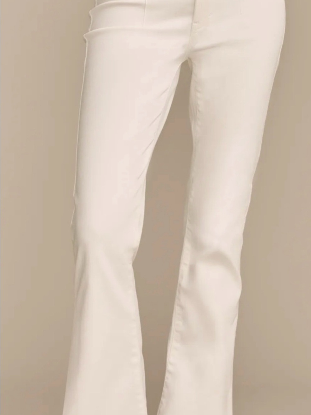 Lucky Stevie High-Rise  Off-White Flared Jeans